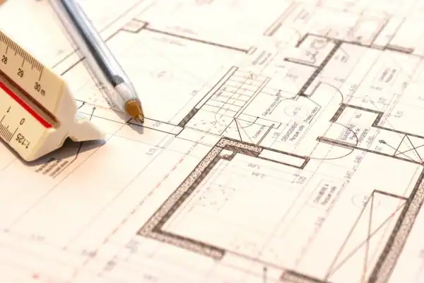Image of architect Northampton drawings